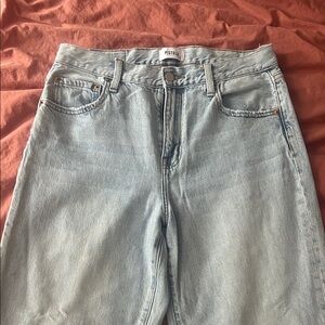 Pistola Light Wash Straight Leg Jeans